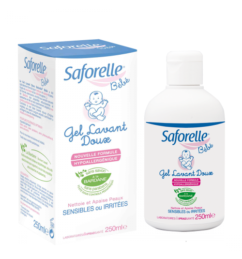 SAFORELLE GEL TẮM GỘI NHẸ DỊU CHO BÉ (250ML)
